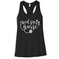 Cute Med Surg Nurse Medical Surgical Nurse RN Women's Racerback Tank