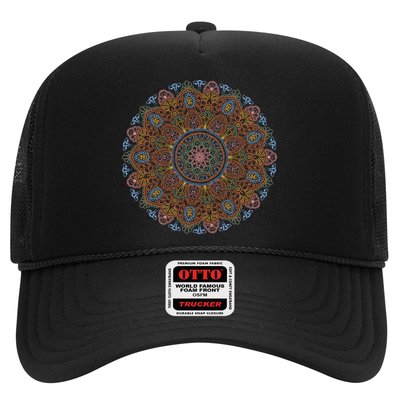 Classic Mandala Style 86 47 Subtle Anti Trump Resist 8647 Trucker Hat