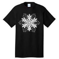 Christmas Mathematics Snowflake Math Teacher Student Pajamas Tall T-Shirt