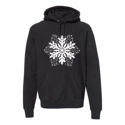 Christmas Mathematics Snowflake Math Teacher Student Pajamas Premium Hoodie