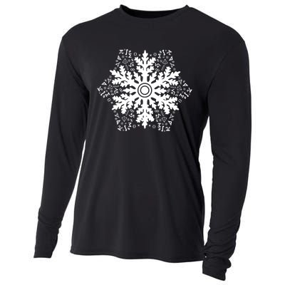 Christmas Mathematics Snowflake Math Teacher Student Pajamas Cooling Performance Long Sleeve Crew