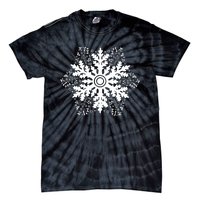 Christmas Mathematics Snowflake Math Teacher Student Pajamas Tie-Dye T-Shirt