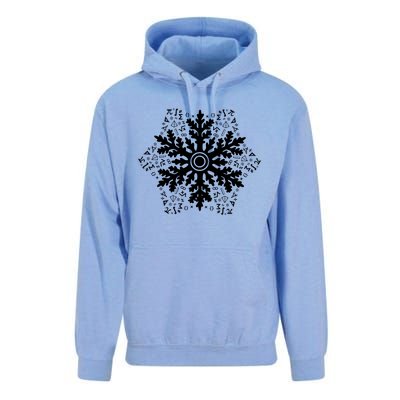 Christmas Mathematics Snowflake Math Teacher Student Pajamas Unisex Surf Hoodie