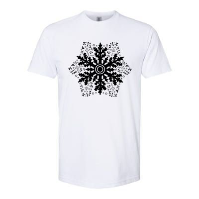 Christmas Mathematics Snowflake Math Teacher Student Pajamas Softstyle® CVC T-Shirt