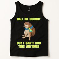 Call Me Scooby Cuz I Cant Doo This Anymore Tank Top