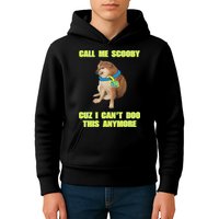 Call Me Scooby Cuz I Cant Doo This Anymore Kids Hoodie
