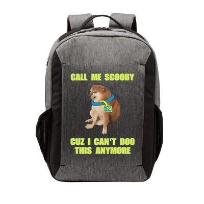 Call Me Scooby Cuz I Cant Doo This Anymore Vector Backpack
