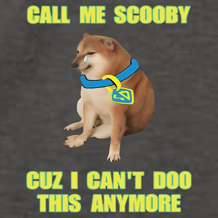 Call Me Scooby Cuz I Cant Doo This Anymore Vector Backpack