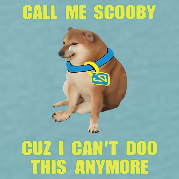 Call Me Scooby Cuz I Cant Doo This Anymore Sueded Cloud Jersey T-Shirt