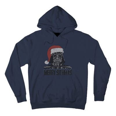 Christmas Merry Sithmas Distressed Tall Hoodie