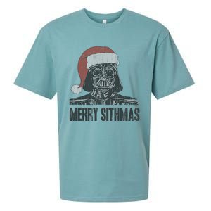 Christmas Merry Sithmas Distressed Sueded Cloud Jersey T-Shirt