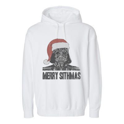 Christmas Merry Sithmas Distressed Garment-Dyed Fleece Hoodie