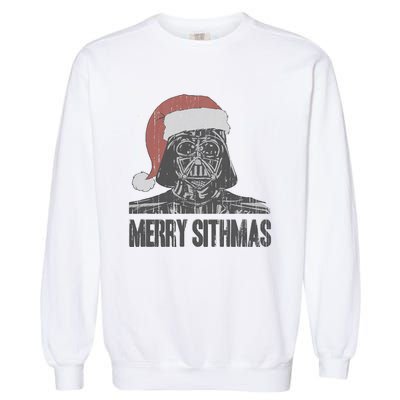 Christmas Merry Sithmas Distressed Garment-Dyed Sweatshirt