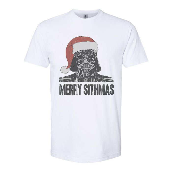 Christmas Merry Sithmas Distressed Softstyle CVC T-Shirt