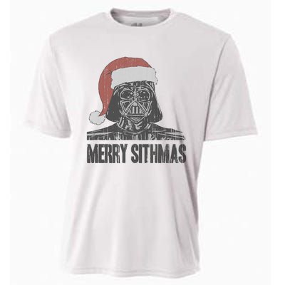 Christmas Merry Sithmas Distressed Cooling Performance Crew T-Shirt