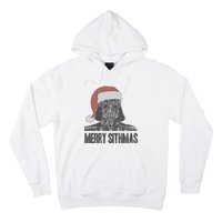 Christmas Merry Sithmas Distressed Hoodie