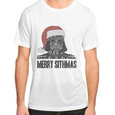 Christmas Merry Sithmas Distressed Adult ChromaSoft Performance T-Shirt