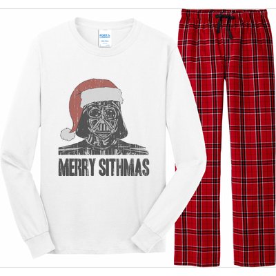 Christmas Merry Sithmas Distressed Long Sleeve Pajama Set