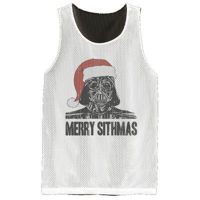 Christmas Merry Sithmas Distressed Mesh Reversible Basketball Jersey Tank