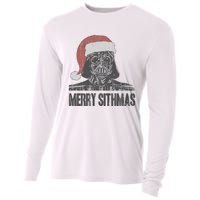 Christmas Merry Sithmas Distressed Cooling Performance Long Sleeve Crew