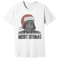 Christmas Merry Sithmas Distressed Premium T-Shirt