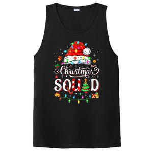 Christmas Morning Squad Red Buffalo Plaid Tree Santa Family PosiCharge Competitor Tank