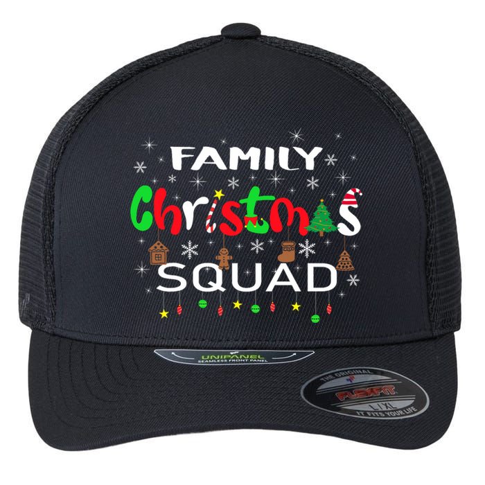 Christmas Morning Squad Xmas Holiday Pajama Matching Family Flexfit Unipanel Trucker Cap