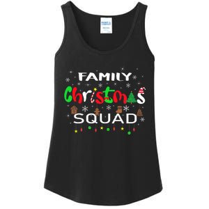 Christmas Morning Squad Xmas Holiday Pajama Matching Family Ladies Essential Tank