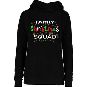 Christmas Morning Squad Xmas Holiday Pajama Matching Family Womens Funnel Neck Pullover Hood