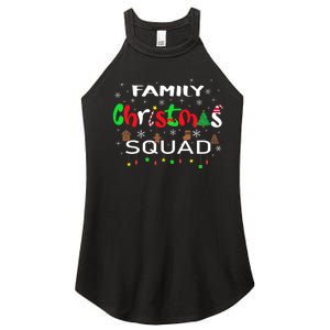 Christmas Morning Squad Xmas Holiday Pajama Matching Family Women's Perfect Tri Rocker Tank