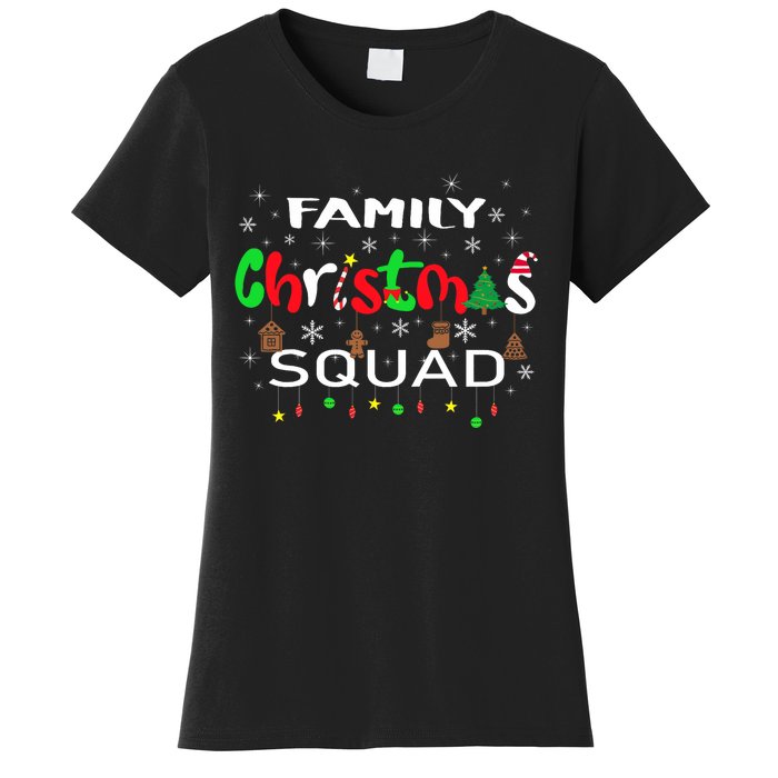 Christmas Morning Squad Xmas Holiday Pajama Matching Family Women's T-Shirt