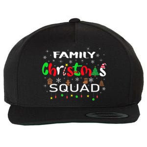 Christmas Morning Squad Xmas Holiday Pajama Matching Family Wool Snapback Cap