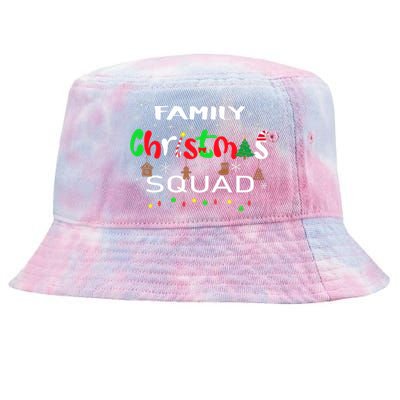 Christmas Morning Squad Xmas Holiday Pajama Matching Family Tie-Dyed Bucket Hat