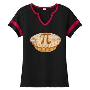 Cool Math Symbol Apple Pie Pi Day Design Meaningful Gift Ladies Halftime Notch Neck Tee