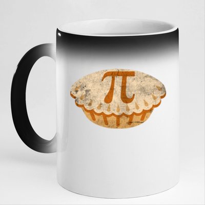 Cool Math Symbol Apple Pie Pi Day Design Meaningful Gift 11oz Black Color Changing Mug