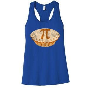 Cool Math Symbol Apple Pie Pi Day Design Meaningful Gift Women's Racerback Tank