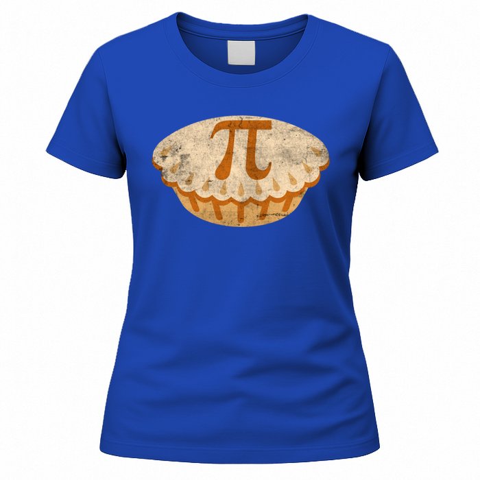 Cool Math Symbol Apple Pie Pi Day Design Meaningful Gift Women's T-Shirt