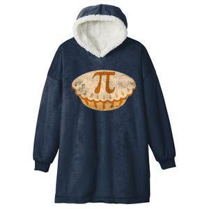 Cool Math Symbol Apple Pie Pi Day Design Meaningful Gift Hooded Wearable Blanket