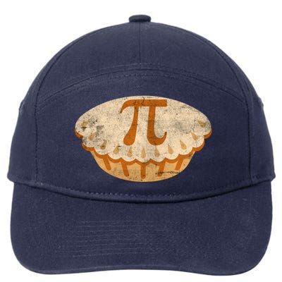 Cool Math Symbol Apple Pie Pi Day Design Meaningful Gift 7-Panel Snapback Hat