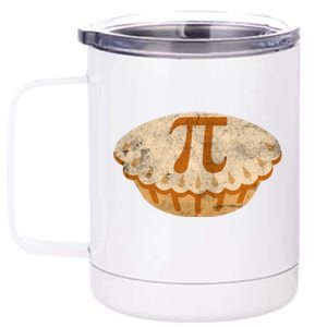 Cool Math Symbol Apple Pie Pi Day Design Meaningful Gift 12 oz Stainless Steel Tumbler Cup