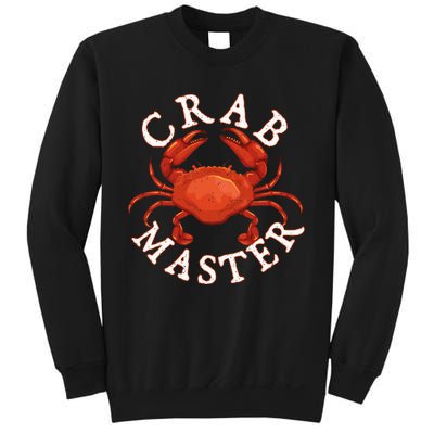 Crab Master Seafood Crustacean Sea Lover Hunting Crabbing Sweatshirt