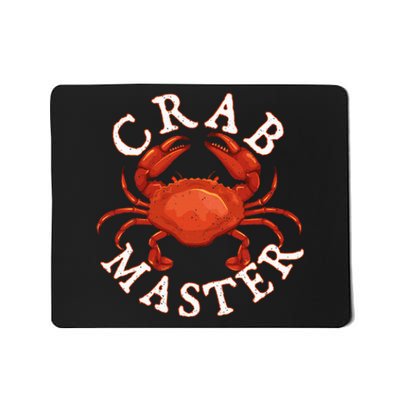 Crab Master Seafood Crustacean Sea Lover Hunting Crabbing Mousepad