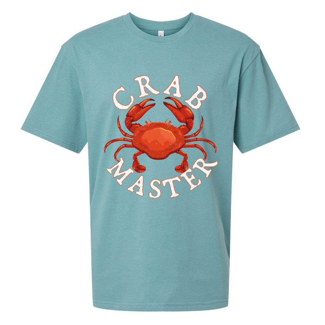Crab Master Seafood Crustacean Sea Lover Hunting Crabbing Sueded Cloud Jersey T-Shirt