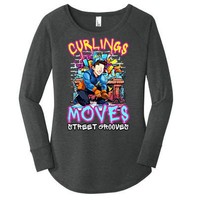 Curlings Moves Street Grooves Curling Meaningful Gift Funny Curling Funny Gift Women's Perfect Tri Tunic Long Sleeve Shirt