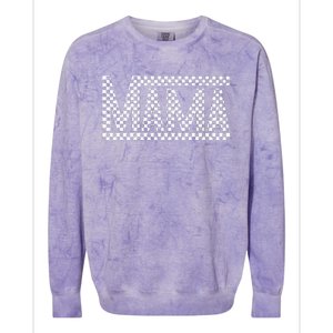 Checkered Mama Shirts Colorblast Crewneck Sweatshirt