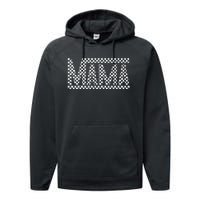 Checkered Mama Shirts Performance Fleece Hoodie