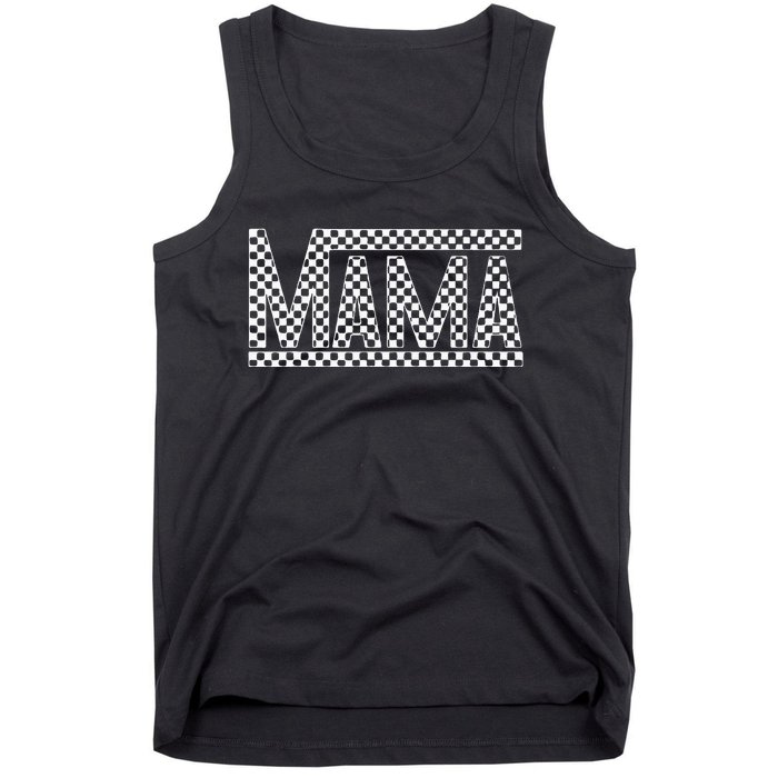 Checkered Mama Shirts Tank Top