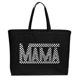 Checkered Mama Shirts Cotton Canvas Jumbo Tote