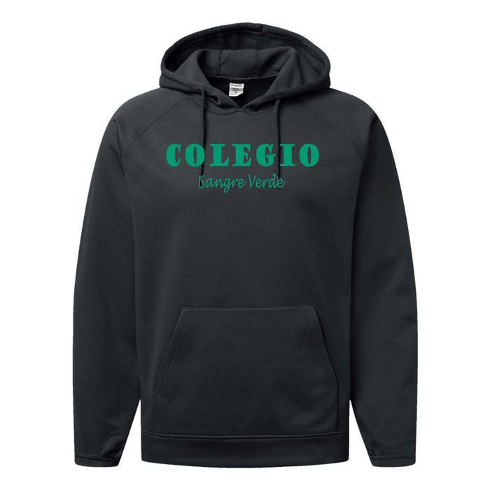 Colegial Mayaguez Sangre Verde Colegio Performance Fleece Hoodie