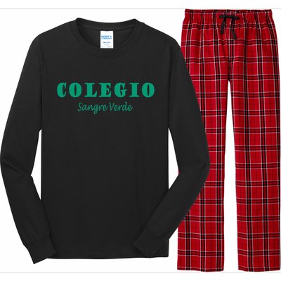 Colegial Mayaguez Sangre Verde Colegio Long Sleeve Pajama Set